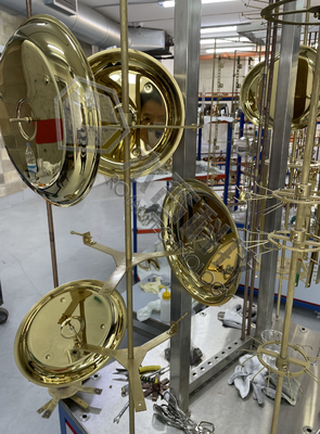 Urządzenia do maszyny do powlekania złota PVD TiN Azotyt tytanu Złoto dekoracyjne