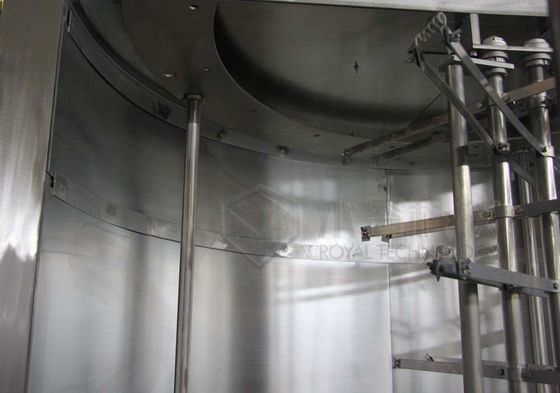 Plastikowy system metalizacji próżniowej, aluminiowa maszyna do metalizacji części z tworzyw sztucznych