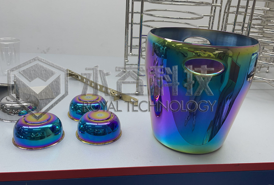 Wyroby ceramiczne PVD Farby tęczy dla szkła, stali nierdzewnej i ABS