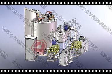 Akrylowa PVD Chromowana metalizowana maszyna próżniowa, Aluminiowy próżniowy metalizator Automotive LOGO Chroming