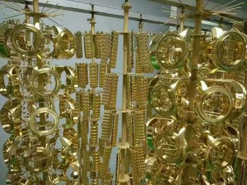 TiN Gold Coating na biżuterię, 24K prawdziwe złoto rozpylanie złota na zegarki, biżuteria Gold PVD Coating