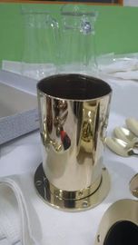 Usługa powlekania PVD na szklanym świeczniku, wyroby szklane Powłoki dekoracyjne przez powlekanie PVD