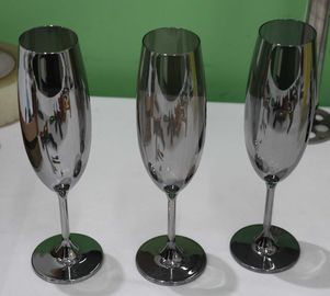 Poszycie próżniowe ze szkła kryształowego, szklana popielniczka, szklane powłoki w kolorze tęczy PVD shisha