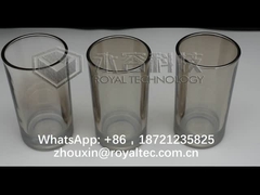 Powłoka PVD w kolorze koniaku na szkle