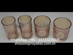 Jasnobursztynowy kolor na szkle