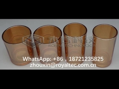 Ciemnobursztynowy kolor na szkle